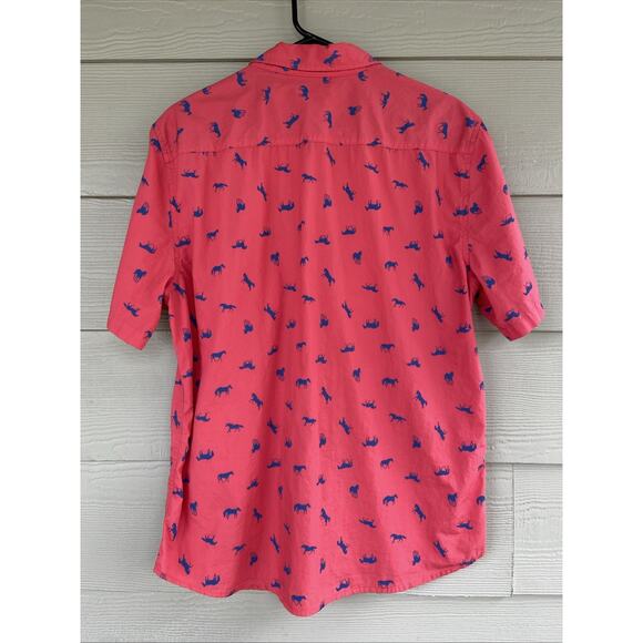 Matilda Jane Joanna Gaines Red High Horse Rodeo Equestrian Button Up Shirt Large - Picture 5 of 7